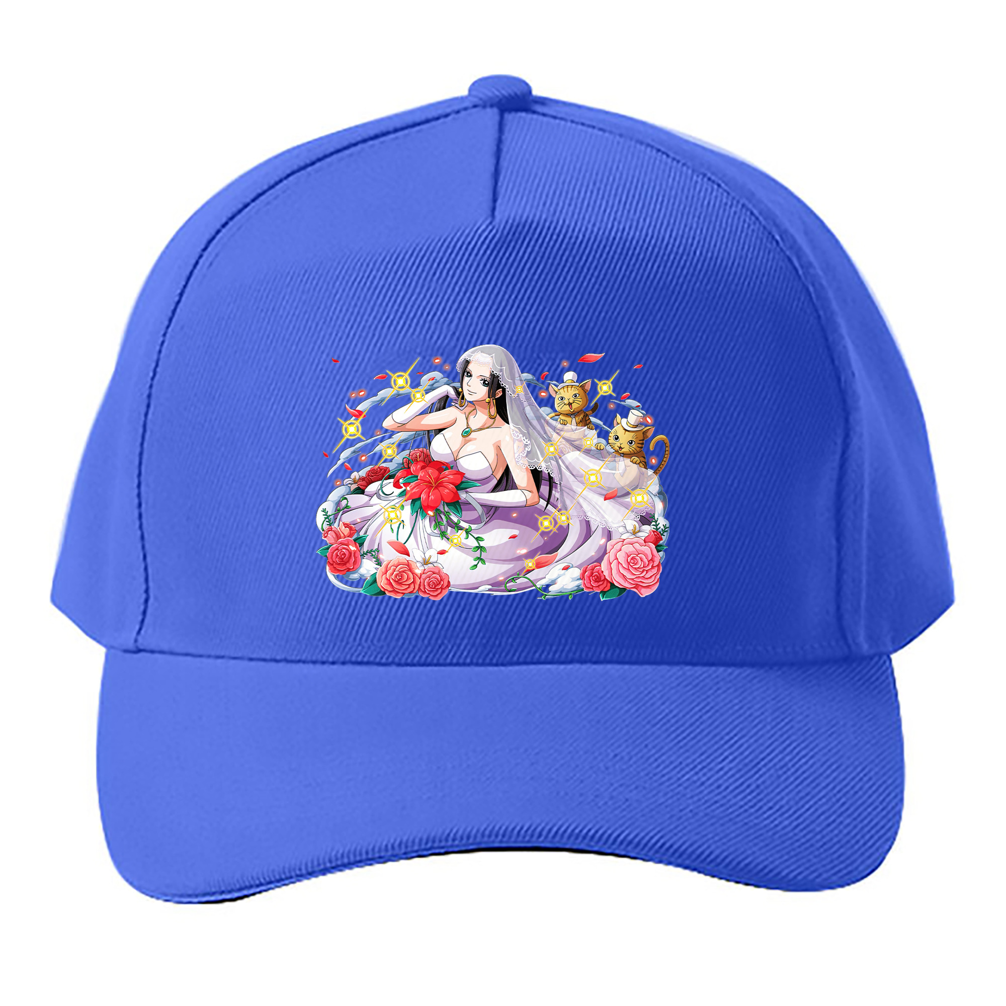 （画像用） ワンピース ボア・ハンコック ONE PIECE Boa·Hancock ベースボールキャップ 綿100％ 男女兼用 帽子 スポーツ